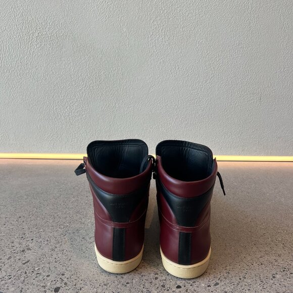 Yves Saint Laurent SL10H Men's High Top Sneakers - Picture 4 of 5